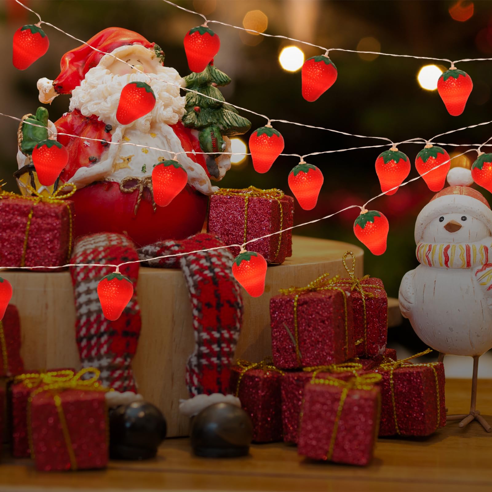 Amazon.com: SDOUBLEM 3M 20LED Fruit Strawberry String Lights